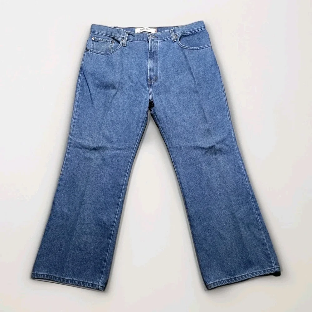 Levis 517 Y2K Boot Cut Jeans Mens 38x29 Blue Denim Classic Fit Relaxed